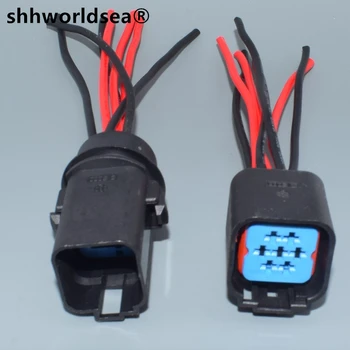 shhworldsea 7 kontaktų vielos jungties automatinis kištukinis lizdas su gnybtais vw audi DJ7075-3.5-21