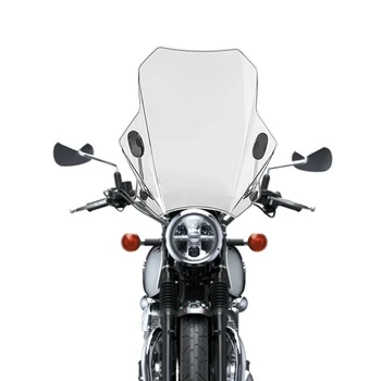 Motociklų priekinio stiklo dengiamojo ekrano deflektorius, skirtas Kawasaki Meguro K3 2022