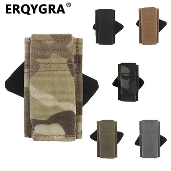 ERQYGRA Tactical Molle FAST Multi-Angle 9mm Single Mag Pouch System priedai Juosmens krepšys Dėklas lauke Medžioklė nauja įranga