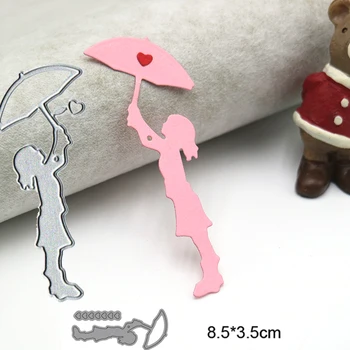 Umbrella Girl Metal Cutting Dies 2022 New Craft Dies Cut for DIY Paper Card Making Scrapbooking Die
