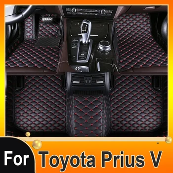Hibridinių transporto priemonių automobilių grindų kilimėliai Toyota Prius V α Prius Plus ZVW40 ZVW41 2012 ~ 2017 7seat vandeniui atsparūs grindų kilimėliai Automobilių priedai