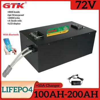 GTK 72V bateria bms 200AH lifepo4 100AH 130AH 160AH 24S Su 