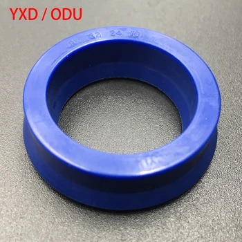 YXD ODU 105*93*14 105x93x14 105*99*18 105x99x18 Mėlynas PU hidraulinis cilindras Stūmoklio strypas Grooved U Lip O žiedo tarpinės alyvos sandariklis