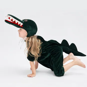 Naujųjų metų diena Vaikų gyvūnų krokodilo jūros gyvūnų šokio spektaklio kostiumas
