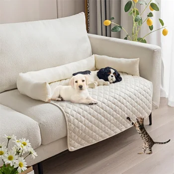 Naminių gyvūnėlių šunų lovos sofos antklodė vidutinio dydžio šunims nuimamas plaunamas kilimėlis Aksominis šiltas veislynas naminių gyvūnėlių kilimėlis Kačių padas Sofos apsauga Naminių gyvūnėlių lovos