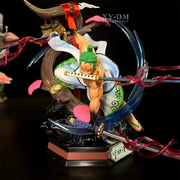One Piece GK Kimono Roronoa Zoro Santoryu mūšis 26cm statula Anime veiksmo figūrų modelių kolekcija Dekoravimo žaislai Figma dovanos