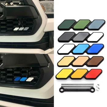 3 spalvų grotelių ženklelis Emblemos Lenktynių grotelių dekoravimo priedai Automobilio sunkvežimio etiketės modifikacija Toyota Tacoma 4runner